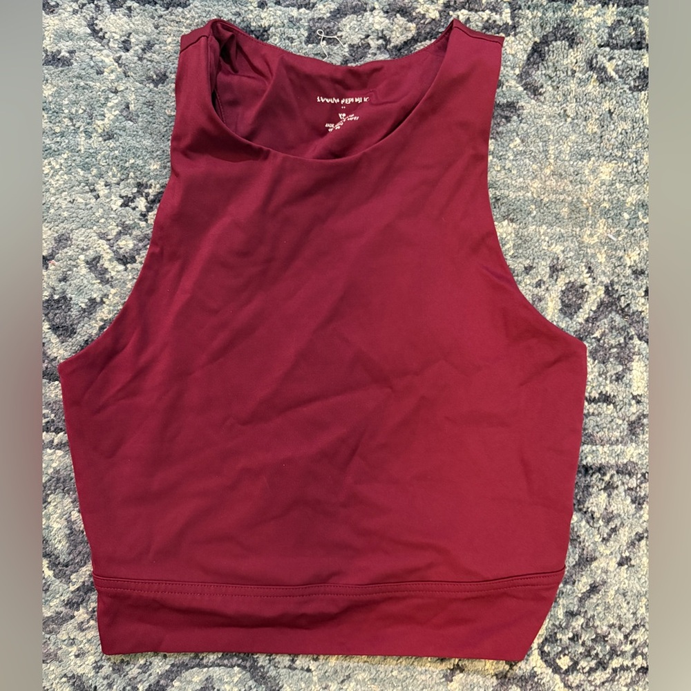 Banana Republic Long Line Active Crop Top Size XS